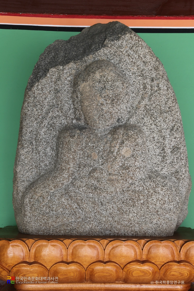 거제 외포리 석조 약사여래 좌상