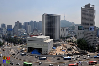 서울 숭례문 / 복원 중인 모습