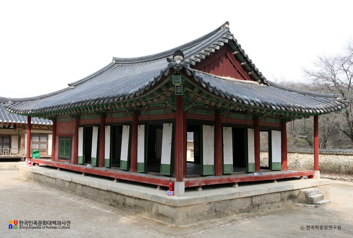 영주 소수서원 강학당 측면