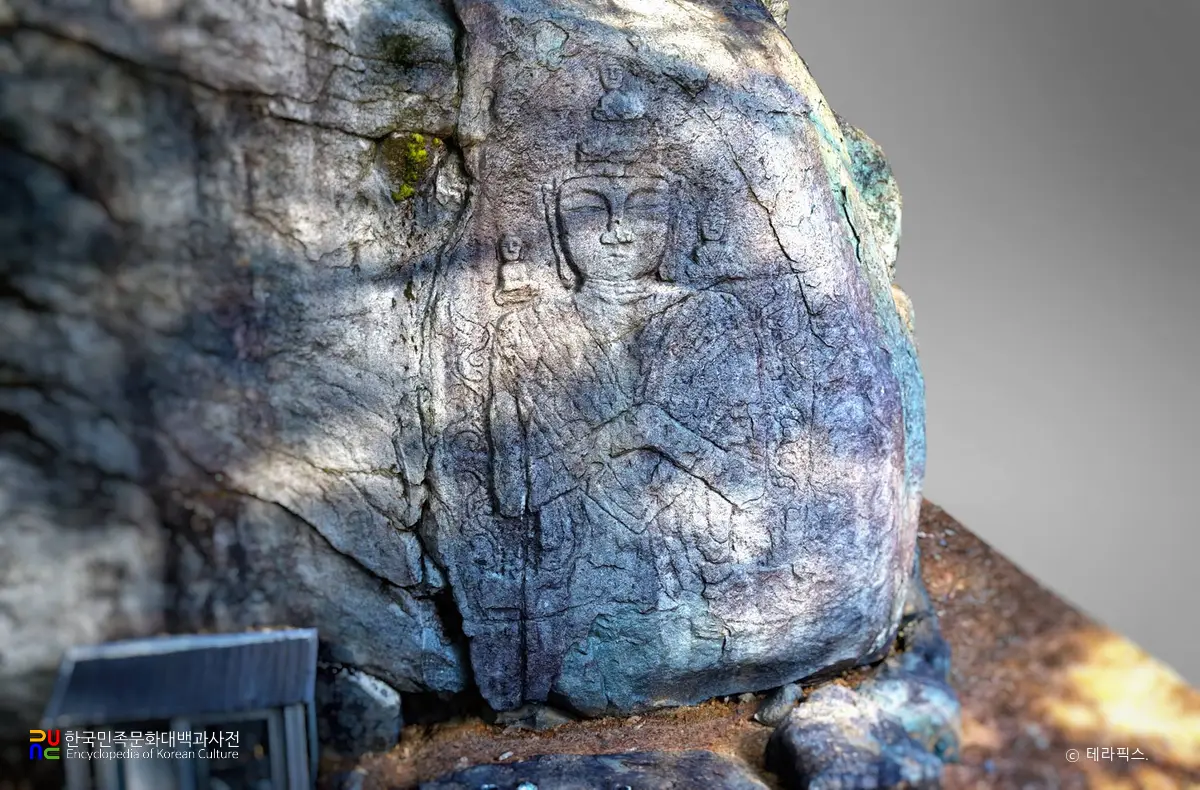 논산 신풍리 마애불