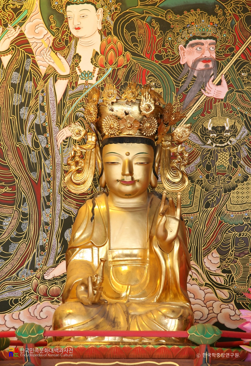 보림사 목조 관음보살 좌상