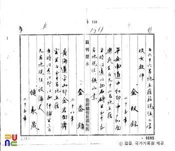 [사진] 김치현(金致鉉)　/　독립운동 관련 일제 판결문(19210517)