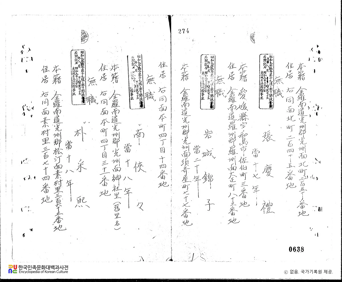 장경례(張慶禮)　/　독립운동 관련 일제 판결문(19301006)