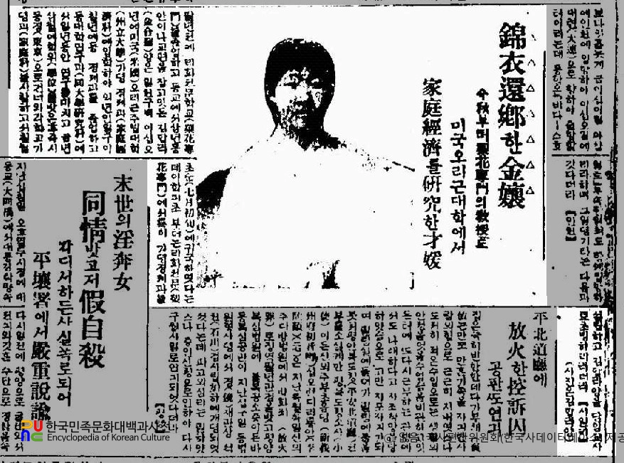 김합라(金合羅)　/　관련 신문기사 (중외일보, 1928년 07월 22일)