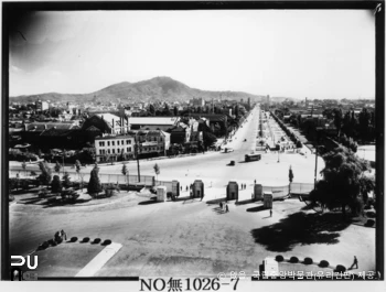 조선총독부 청사　/　조선총독부 건물에서 본 시가