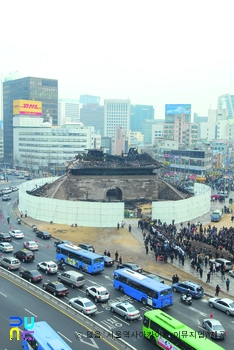 숭례문　/　화재로 소실된 숭례문
