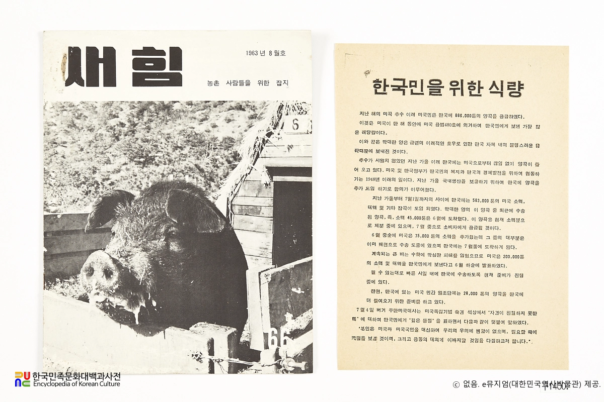 새힘　/　1963년 8월호 (제66호+부록)