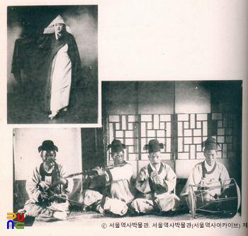 『조선풍속풍경사진첩』(조선풍속연구회, 1920)　/　관기와 악공들
