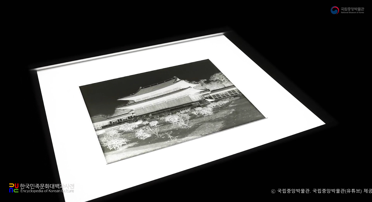 국립중앙박물관 소장 유리건판　/　유리건판 실물 모습