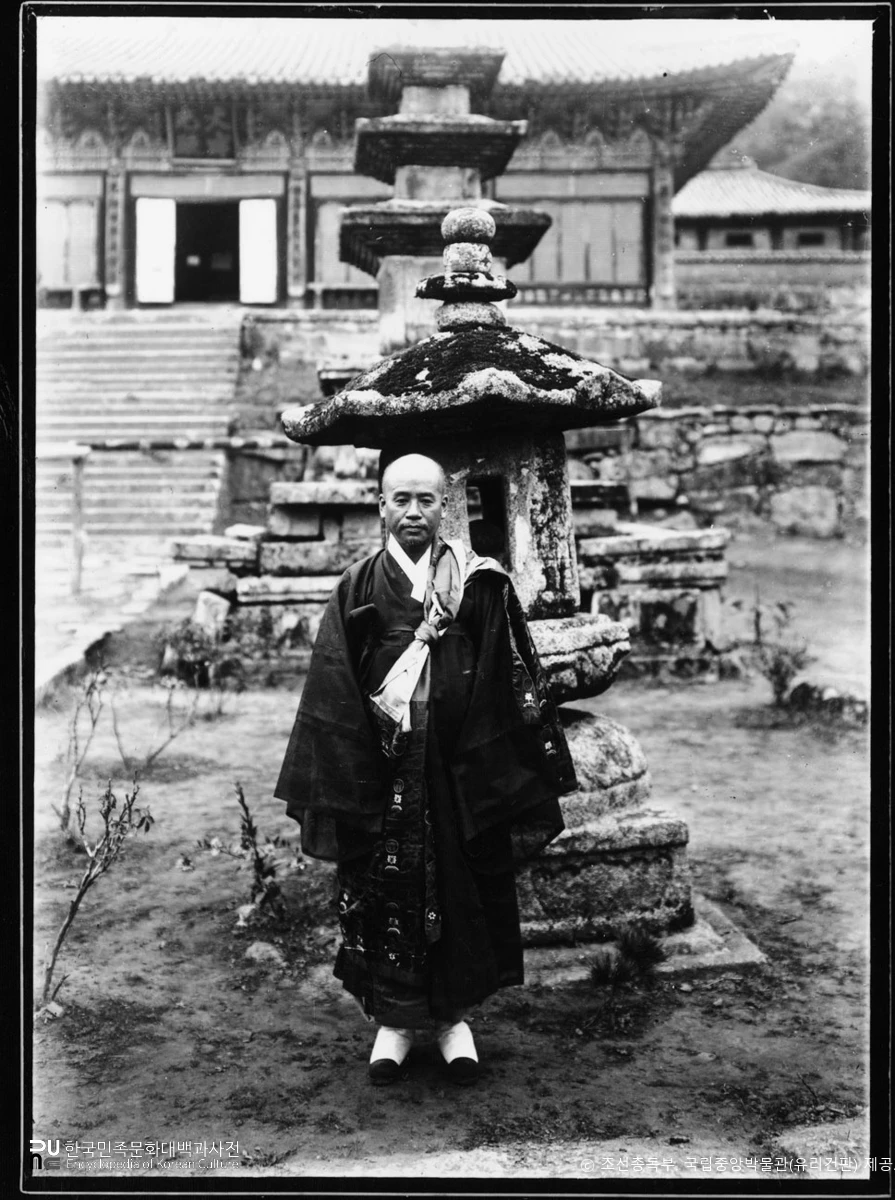 국립중앙박물관 소장 유리건판　/　경남 합천 해인사 주지