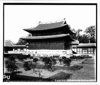 국립중앙박물관 소장 유리건판　/　창덕궁 인정전