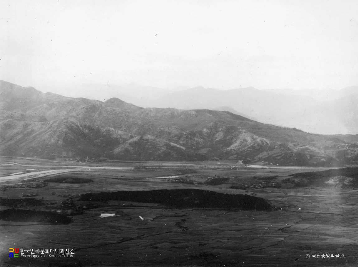 경주 남산신성 전경