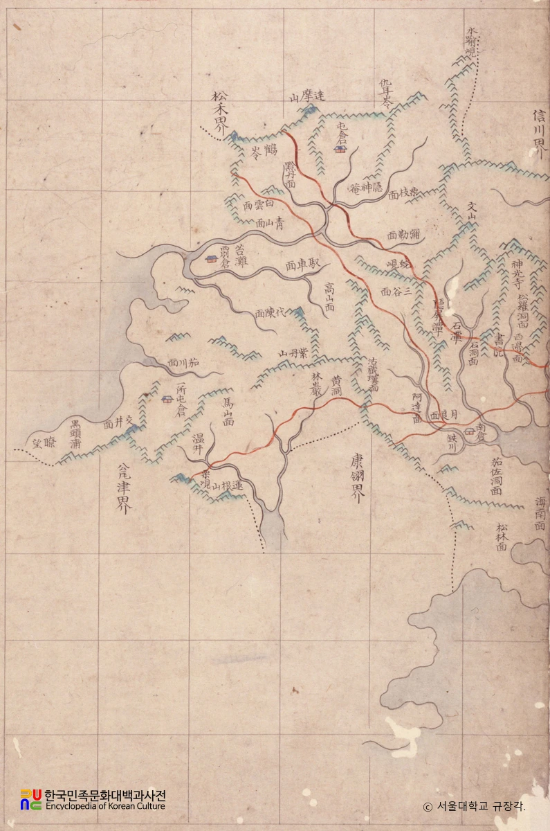 황해도 해주(조선지도 제4첩)