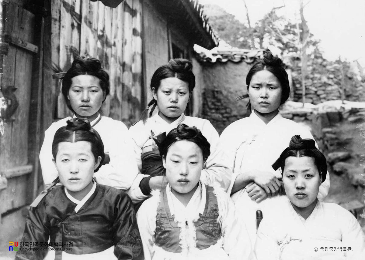 평안북도 벽동군 여인들의 모습