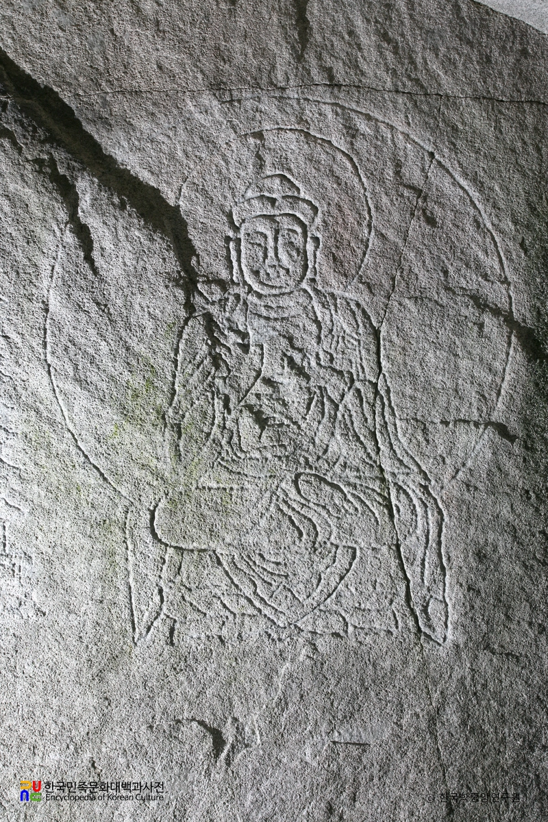 하동 금오산 마애불