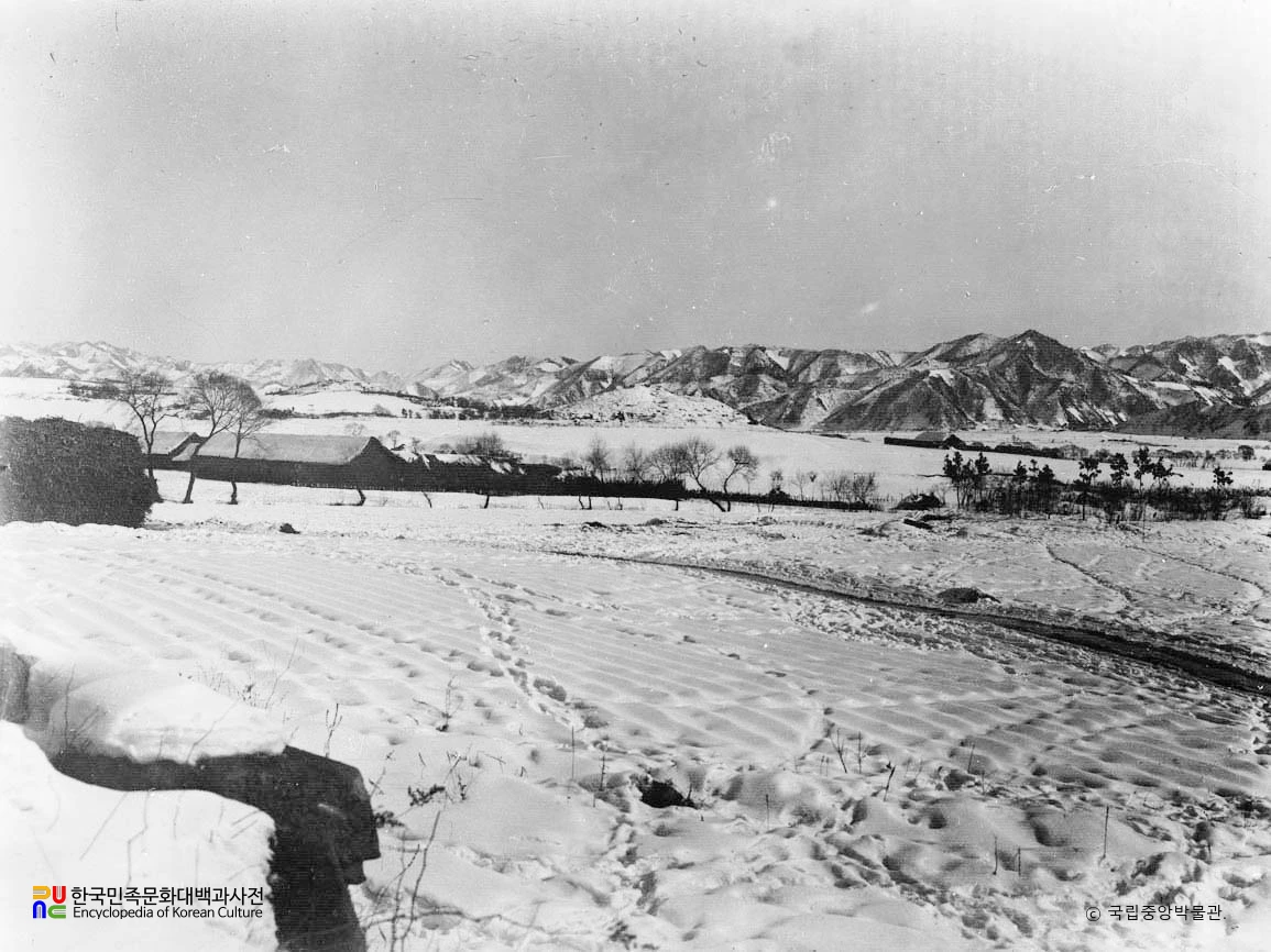 태왕릉 측면 전경