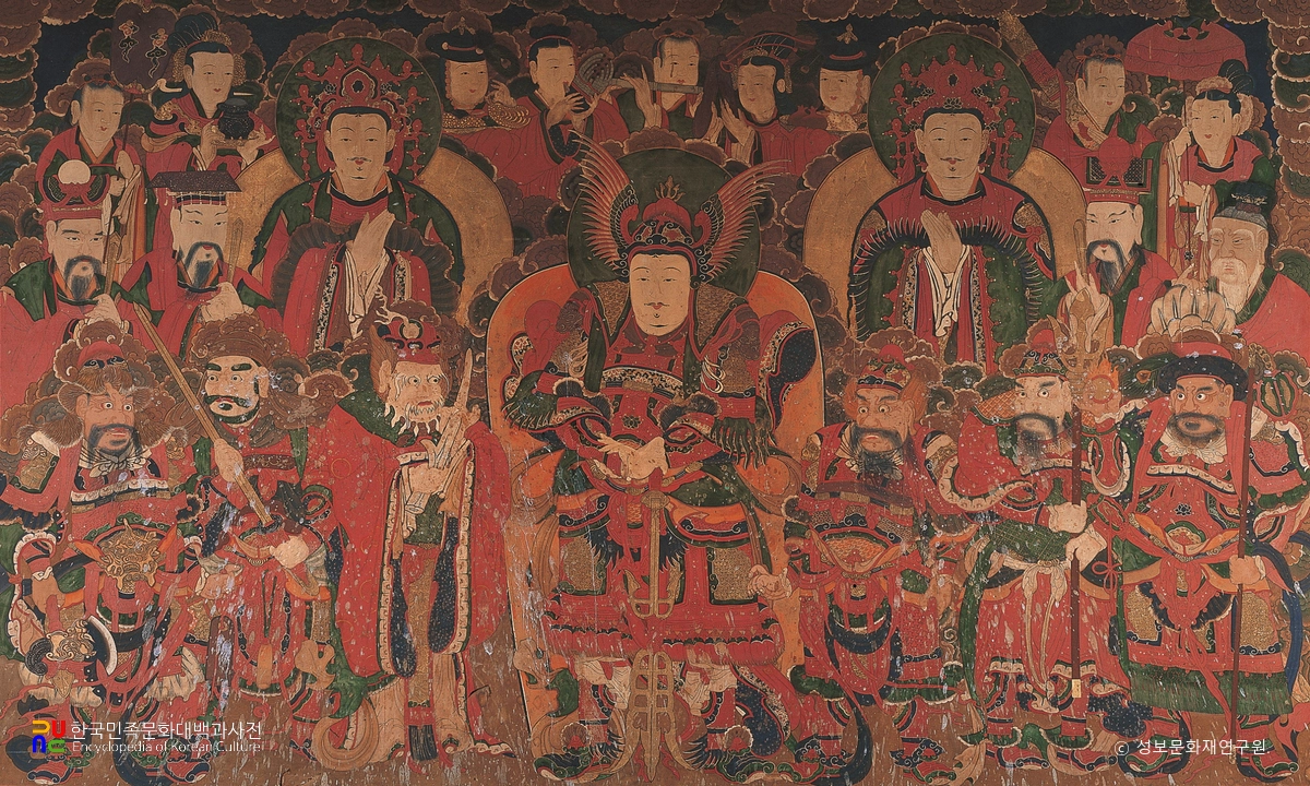 서울 수국사 신중도