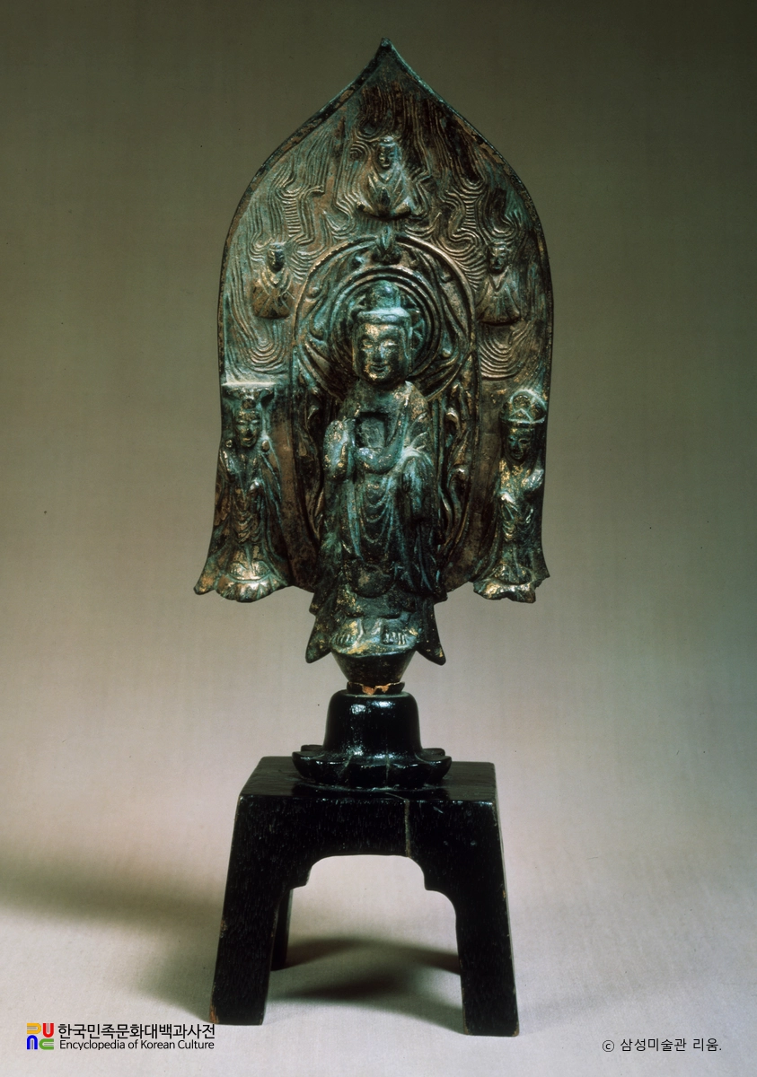 금동신묘명삼존불입상