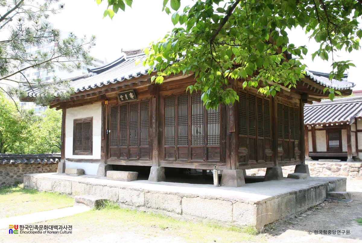 대전 제월당 및 옥오재 중 제월당 정측면