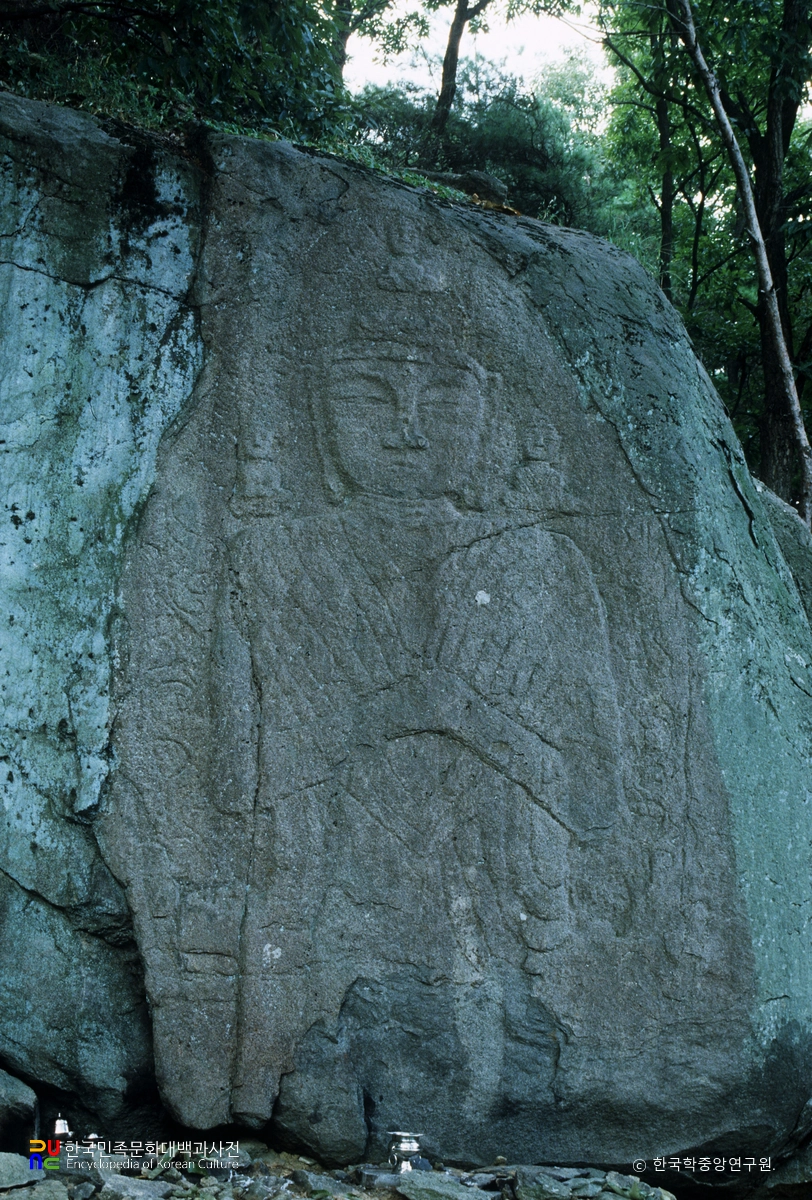 논산 신풍리 마애불