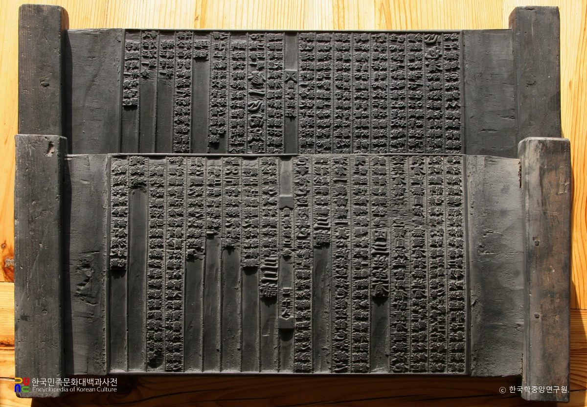 하동 쌍계사 소장 불경 책판