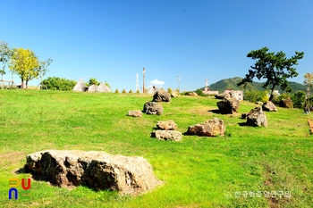 여수 오림동 지석묘군 전경