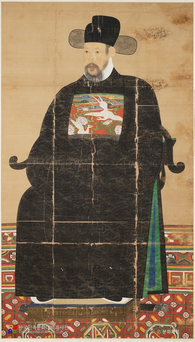 유숙 초상 및 관련 교지 중 초상