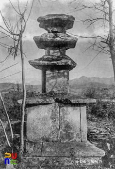 원주 흥법사지 삼층석탑 전경