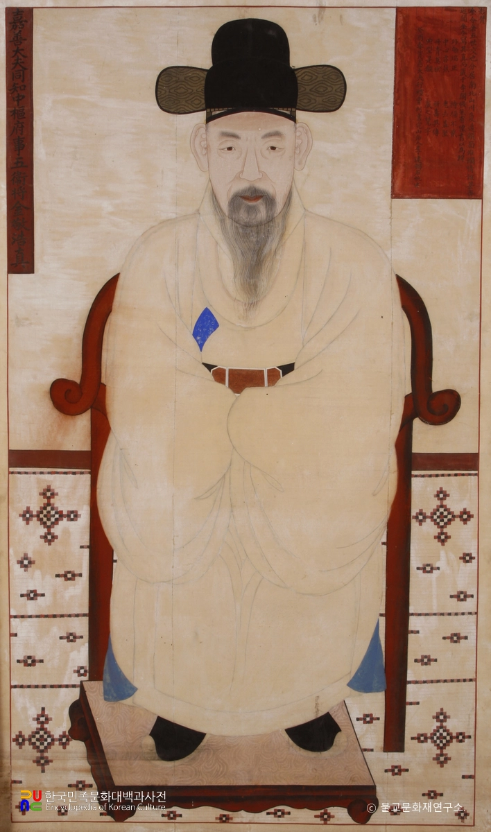 양산 통도사 김경호 초상