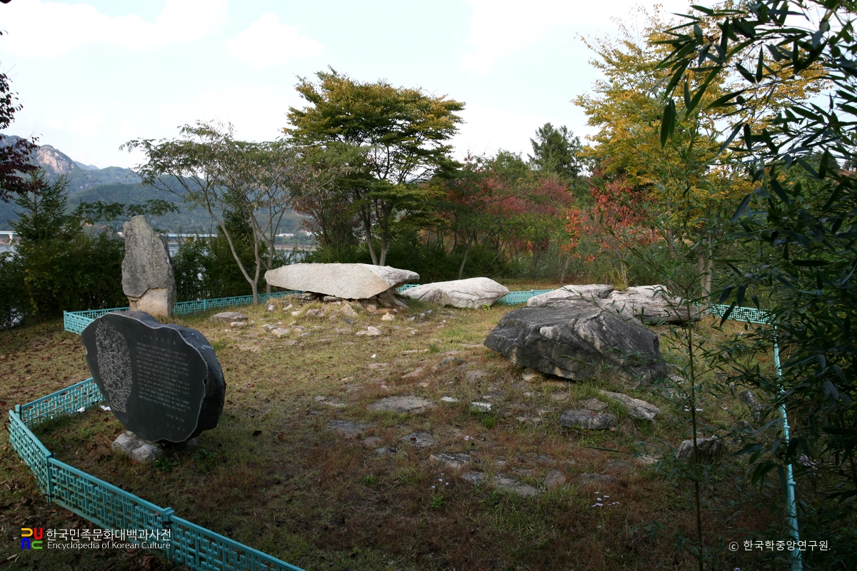 진안 여의곡 고인돌 전경