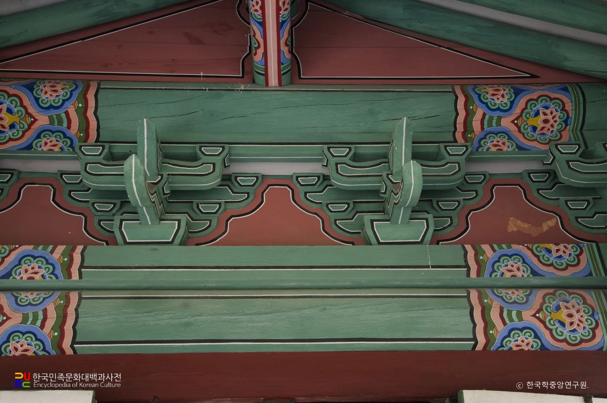 구리 동구릉 목릉 정자각 상부 가구