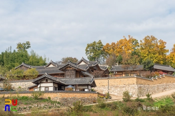 경주 양동 향단 전경