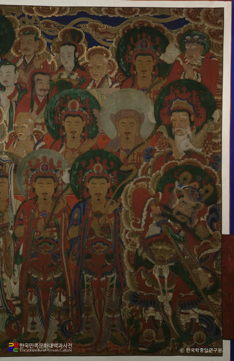 강화 전등사 강설당 아미타불탱