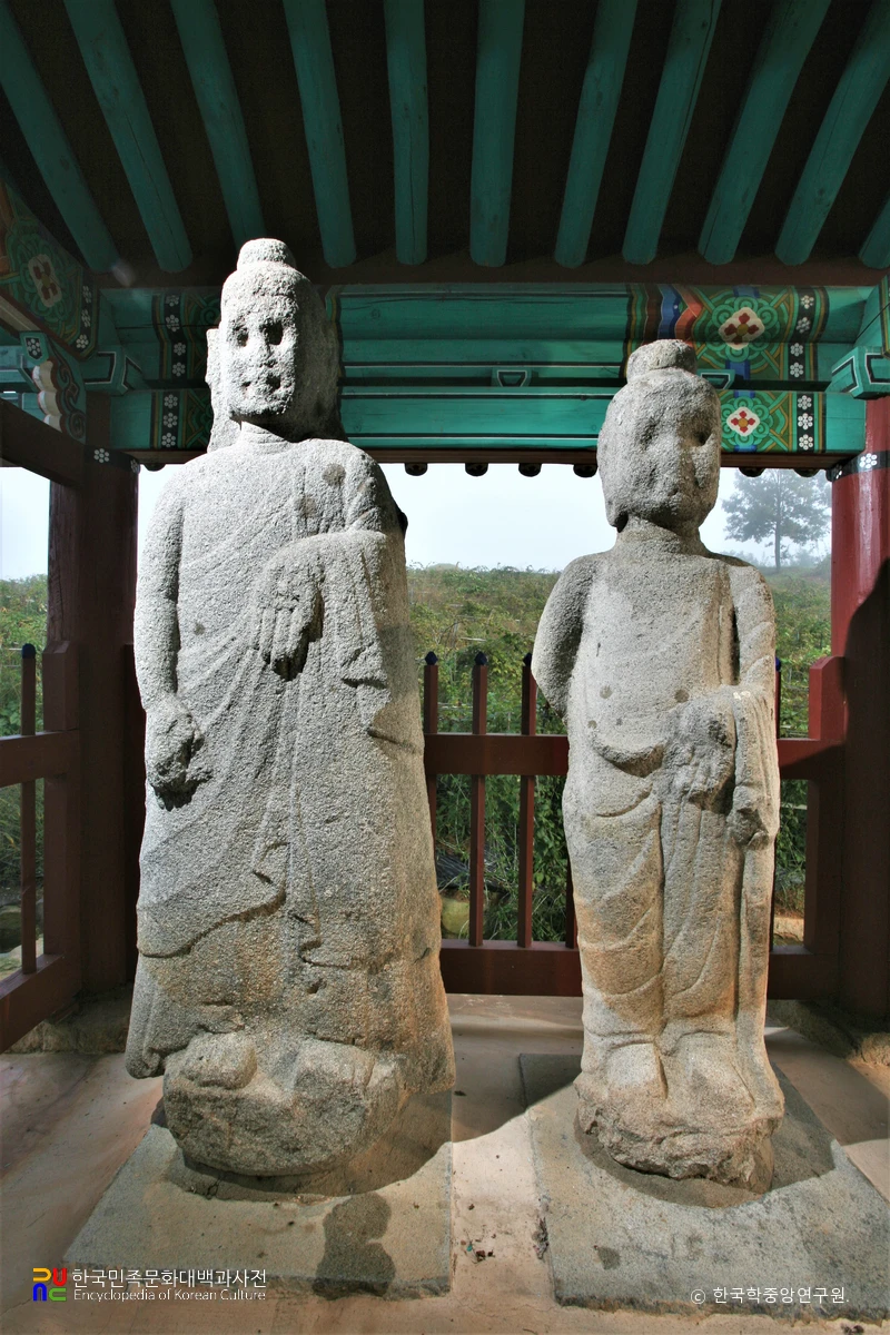 정읍 보화리 석조이불입상