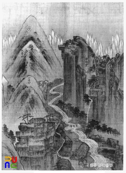 정선필 보덕굴(신묘년풍악도첩)