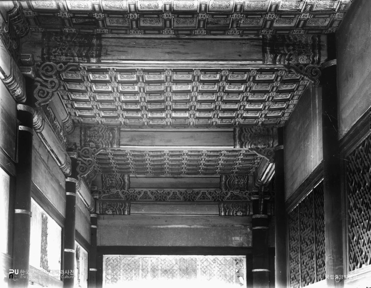 서울 경복궁 경회루 천정부