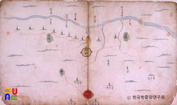 유성룡 종가 유물 중 유성룡 유물 - 동국지도 서애선생 수택본