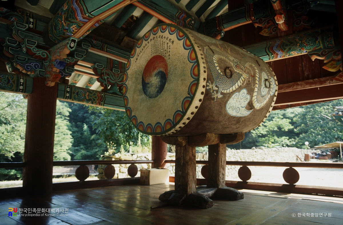 논산 쌍계사 법고