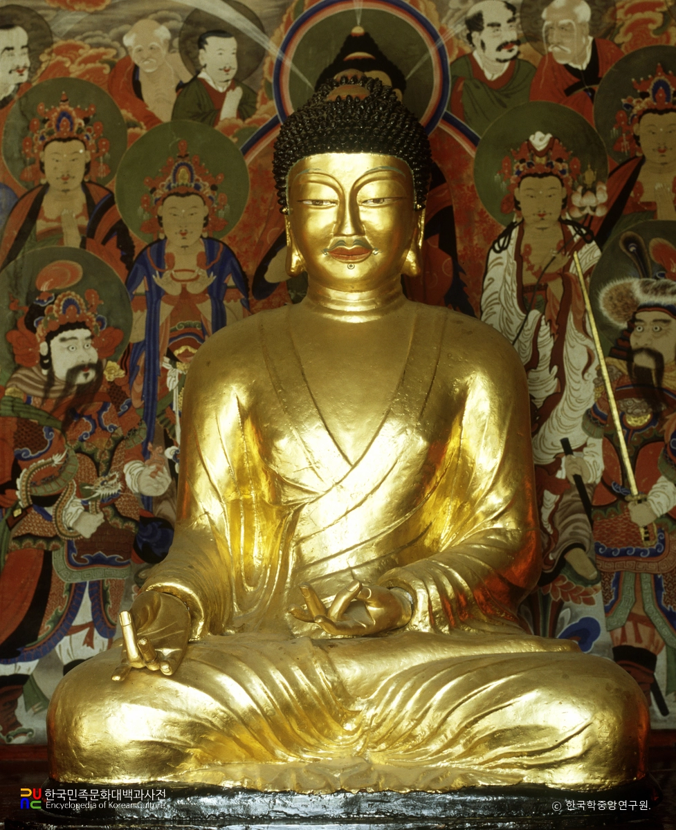 남원 선원사 철조 여래 좌상