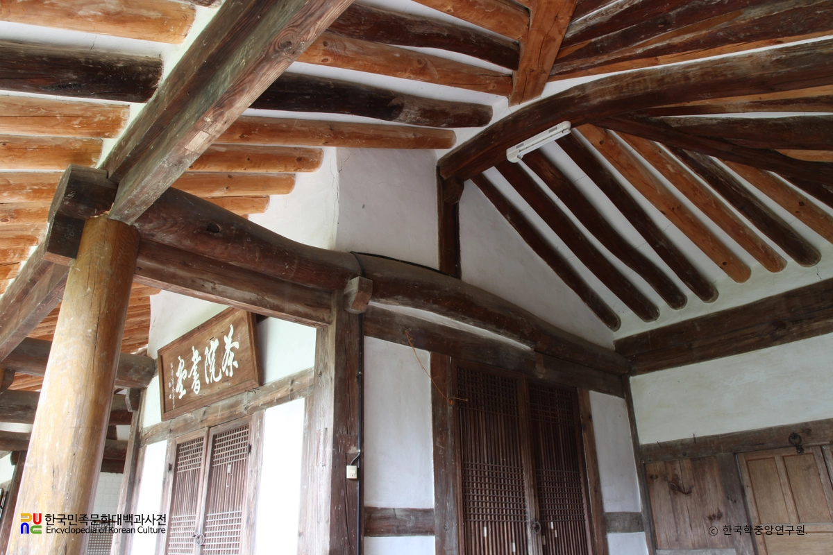 밀양 혜산서원 다원서당 상부가구