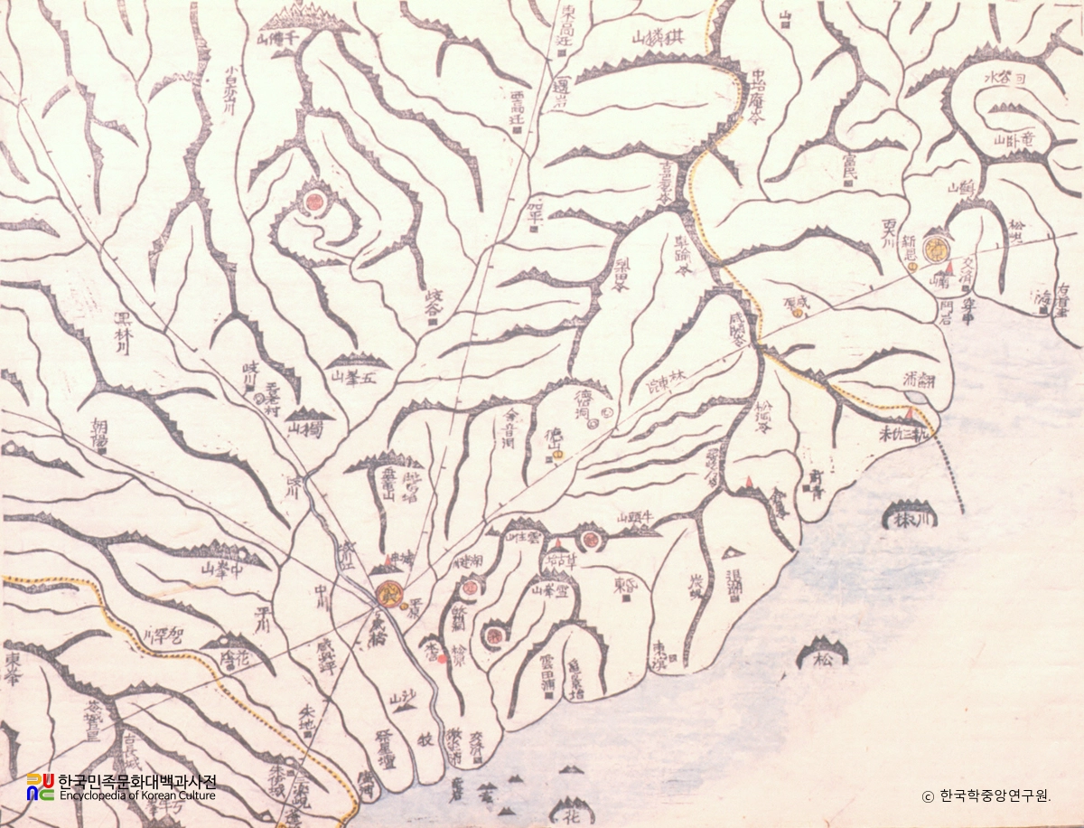 대동여지도 / 함흥, 홍원