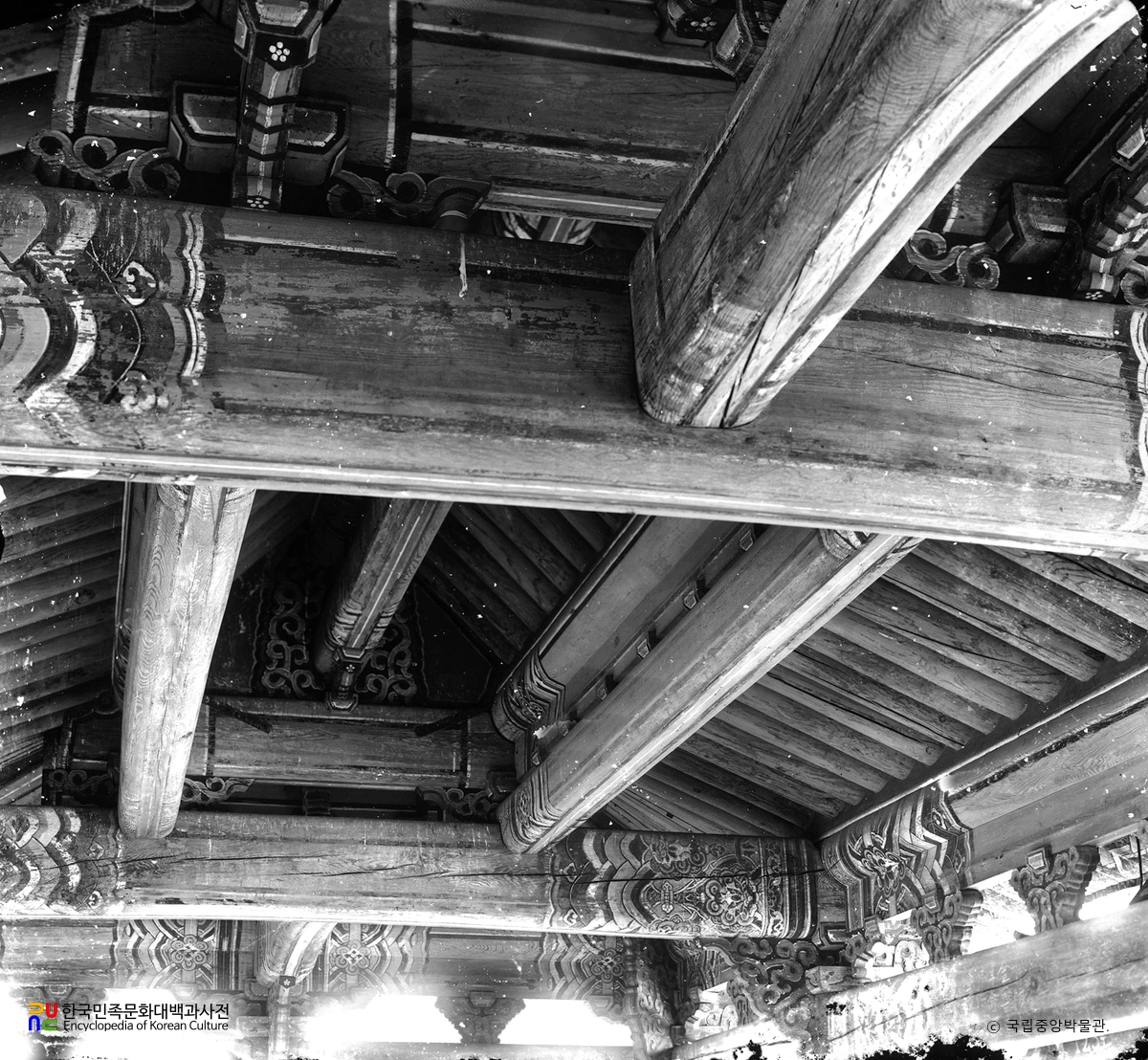 서울 경복궁 신무문 천장가구