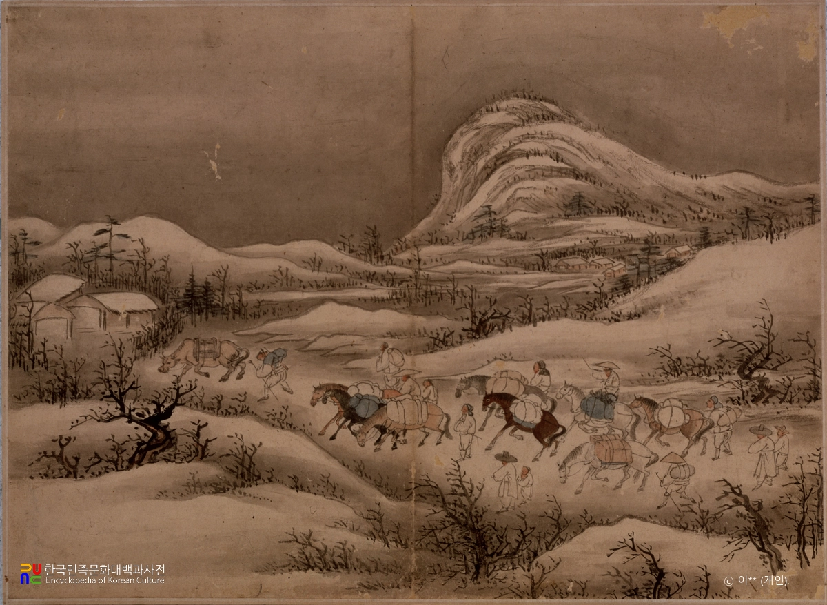 설중향시 / 이형록