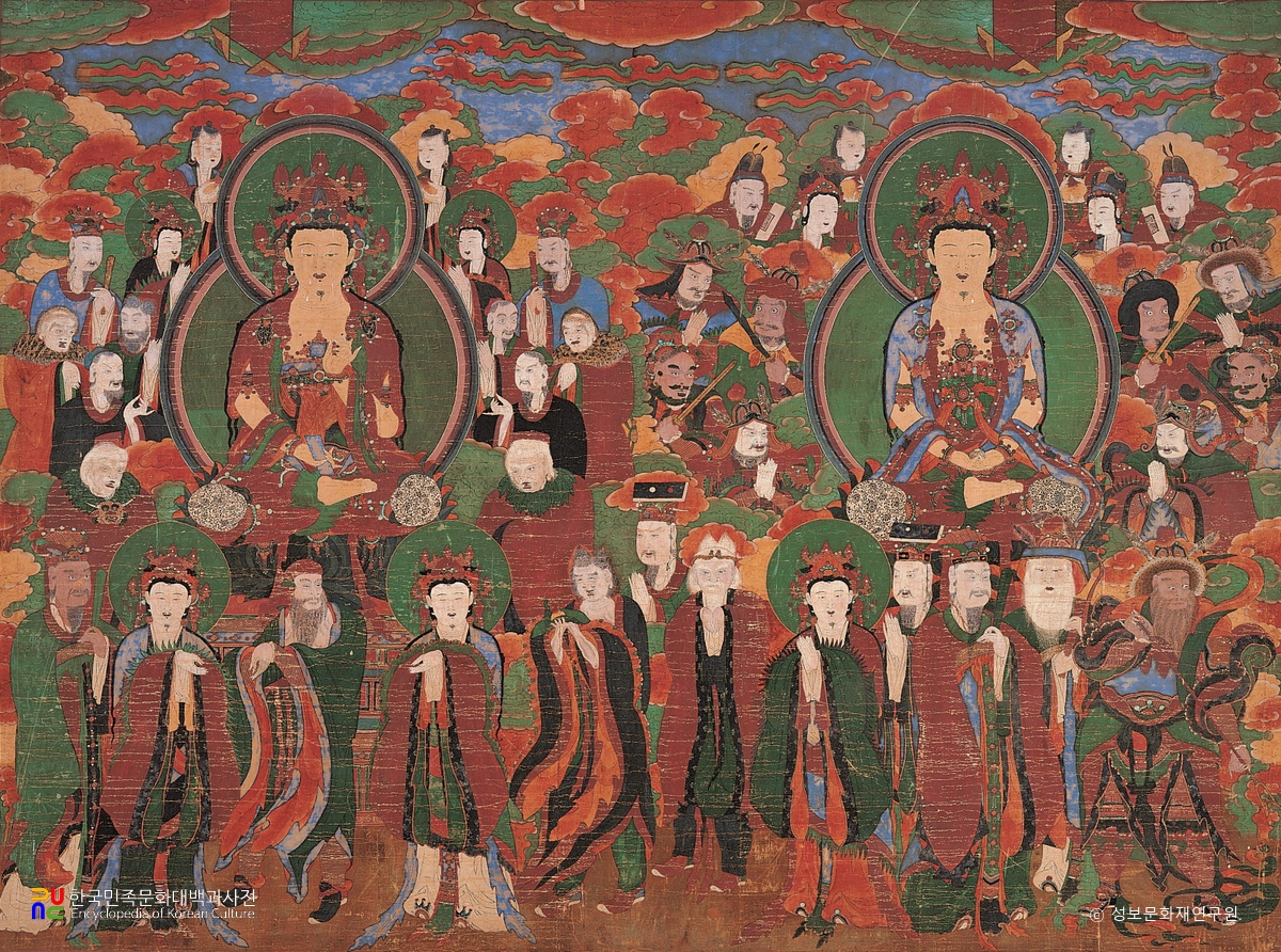 여수 흥국사 삼장보살도(천장·지지보살)