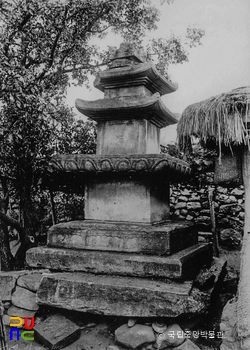 은율 홍문리 석탑 전경