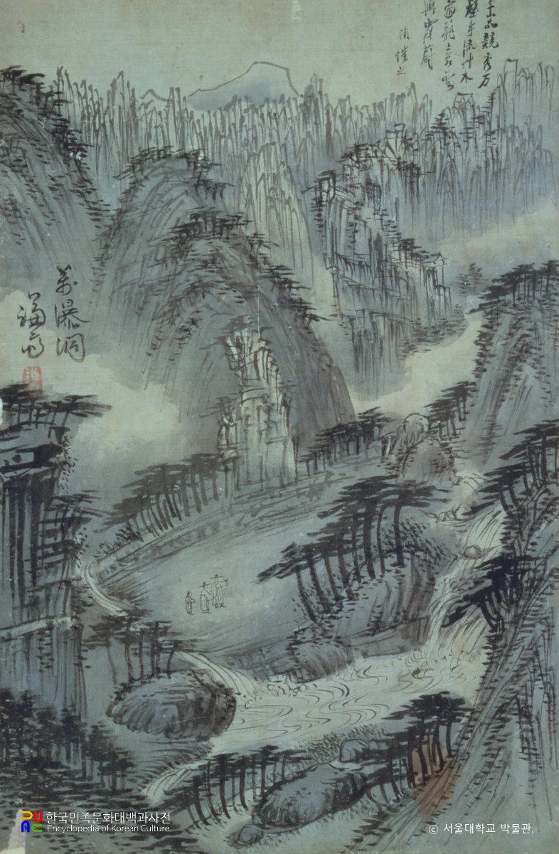 금강산만폭동도 / 정선