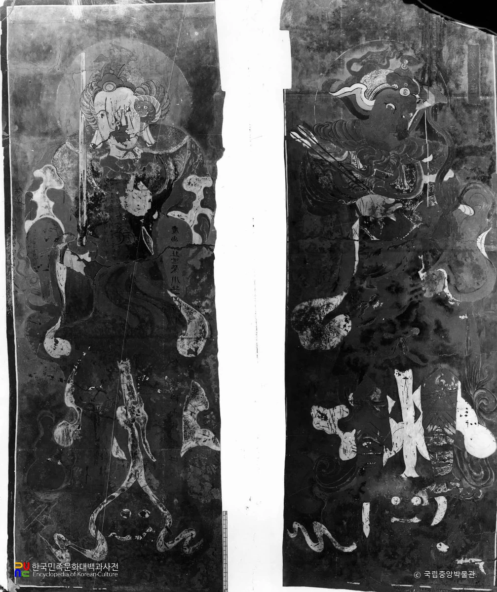 부석사 조사당 벽화 모사도