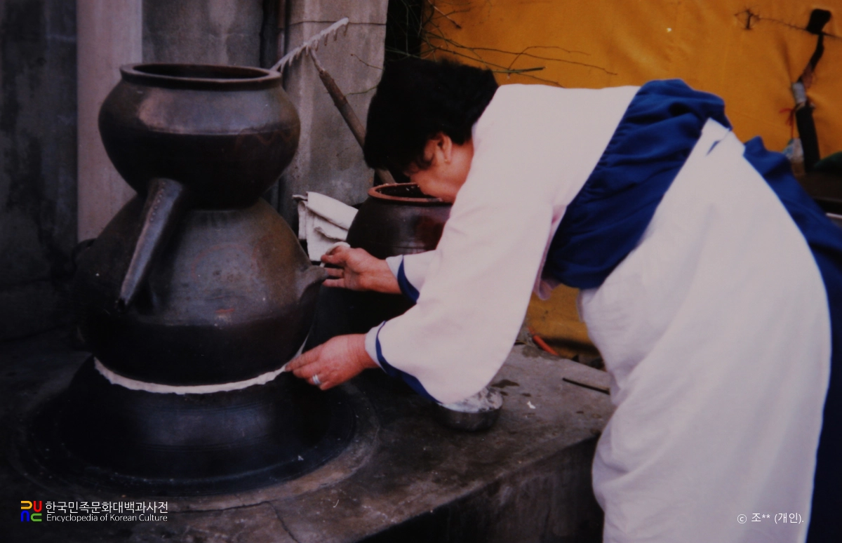 안동소주 / 소주고리 걸기