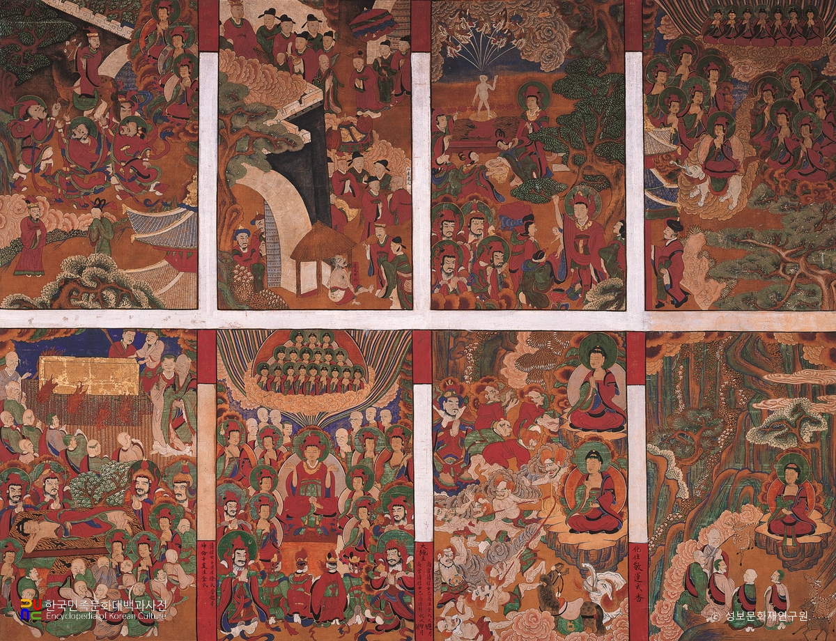 서울 지장사 팔상도