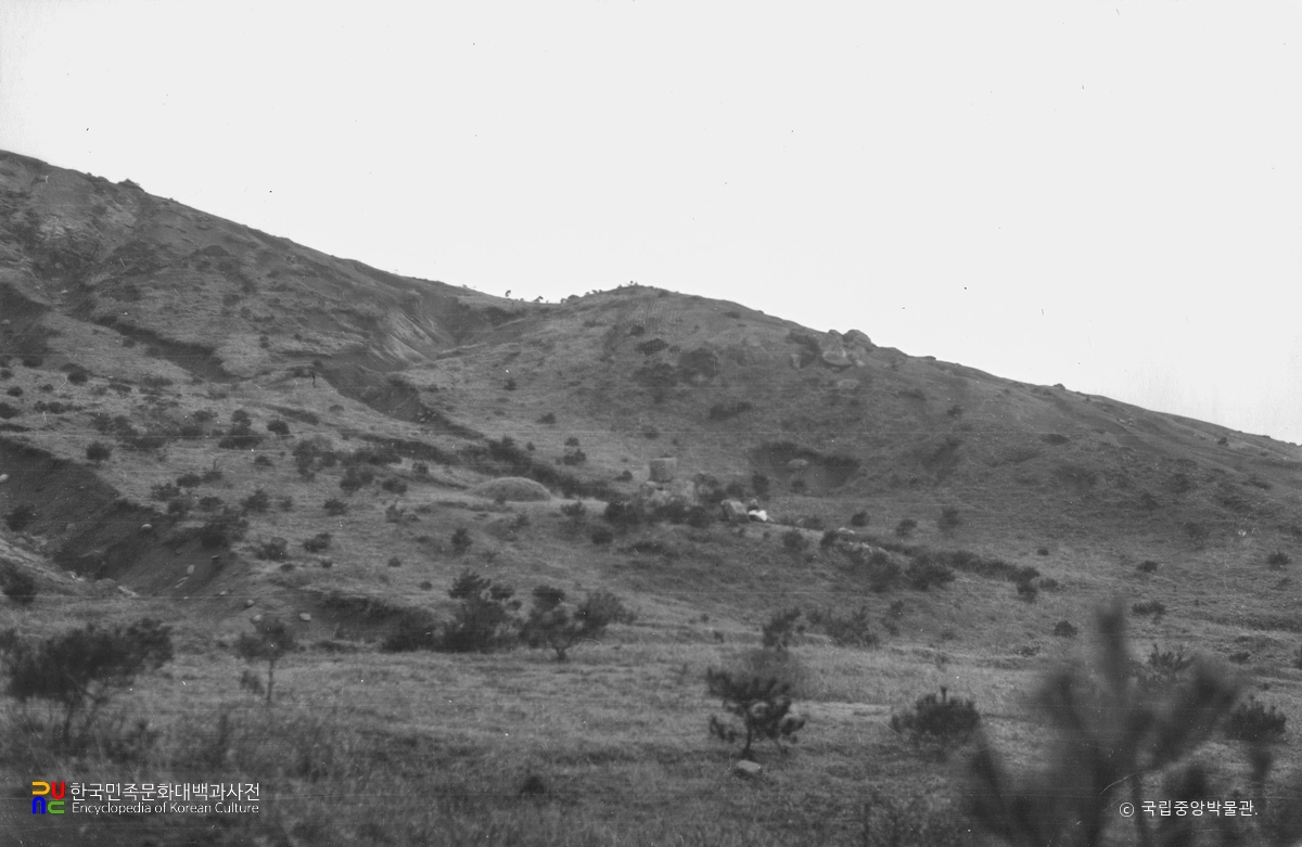 경주 남산 일원 중 용장계 폐사지 전경